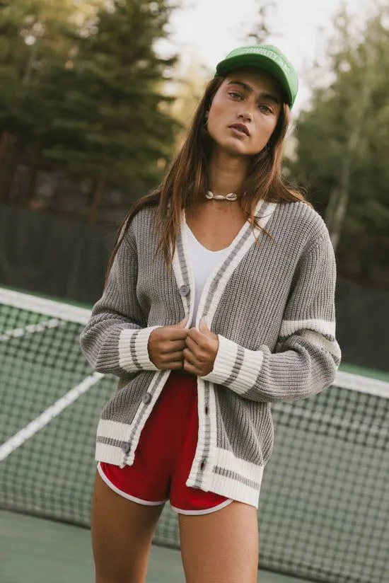 Bohme Aurelia Knit Cardigan In Grey Grey Women Cardigans