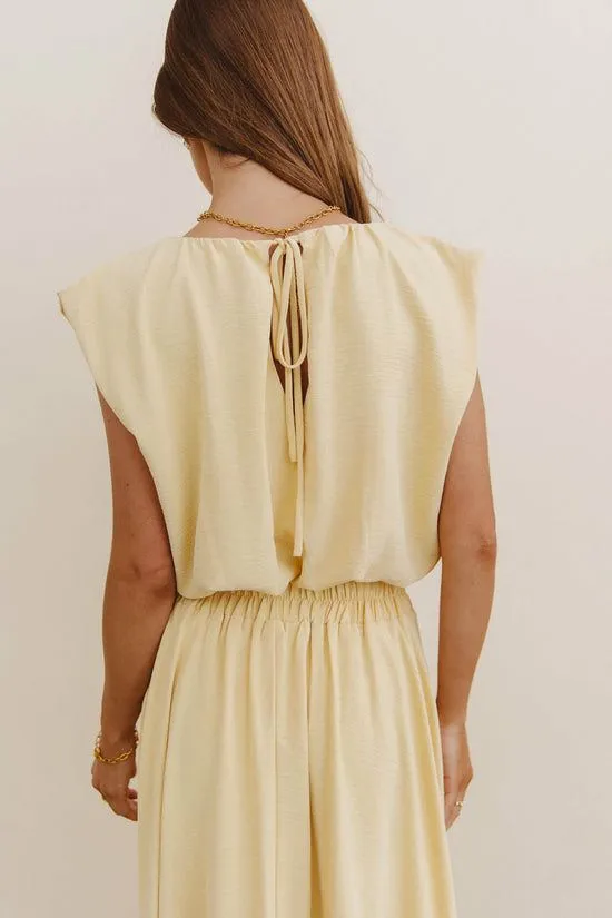 Bohme Daisy Balloon Top Yellow Women Sets