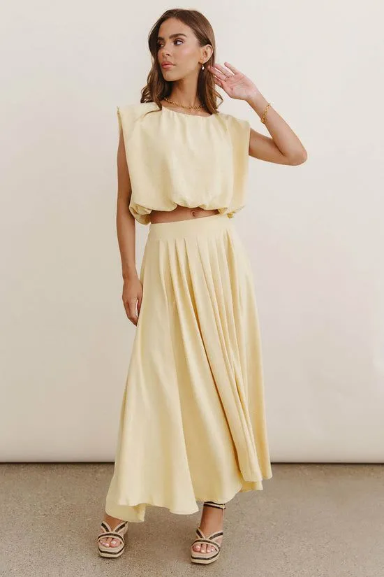 Bohme Daisy Balloon Top Yellow Women Sets