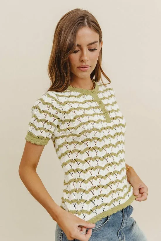 Bohme Eddie Knit Sweater In Green Green Women Sweaters