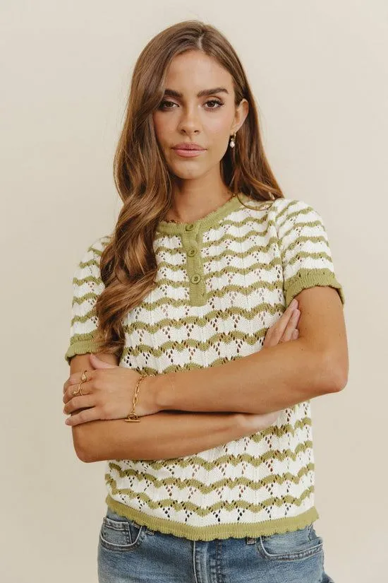 Bohme Eddie Knit Sweater In Green Green Women Sweaters