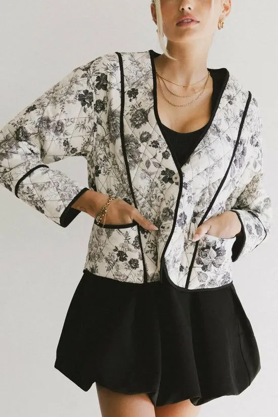 Bohme Elinor Quilted Jacket Black Women Jackets