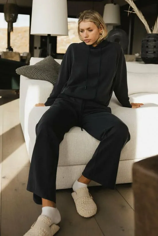 Bohme Flow State Pullover Hoodie In Navy Navy Women Loungewear