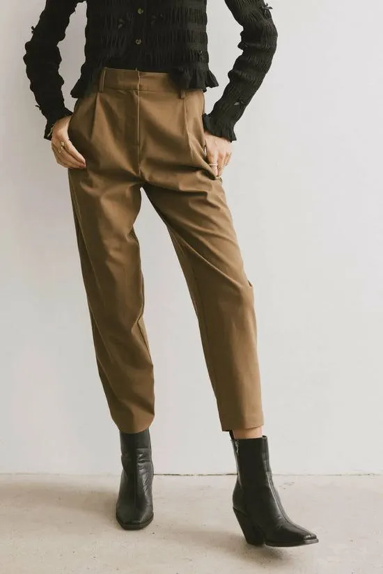 Bohme Frank And Oak Amelia Balloon Pant In Brown Brown Women All Bottoms