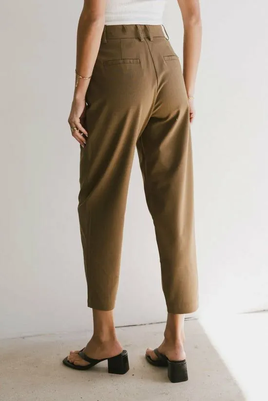 Bohme Frank And Oak Amelia Balloon Pant In Brown Brown Women All Bottoms