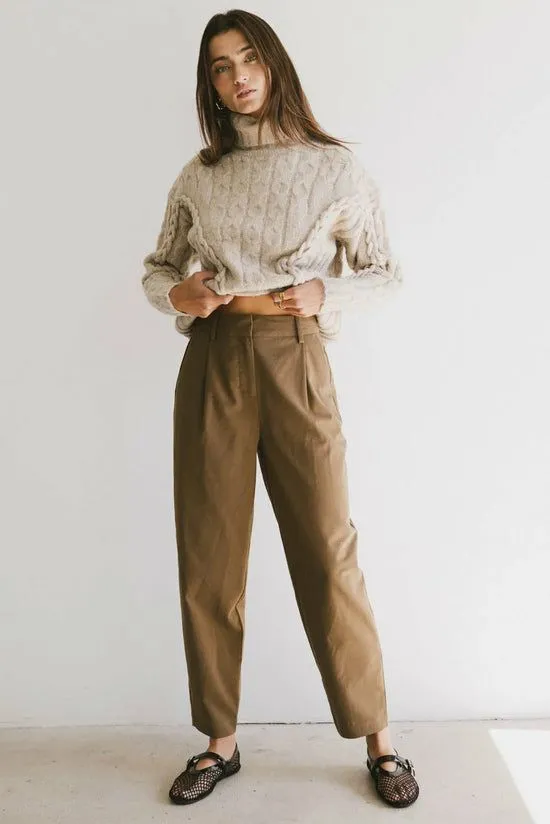 Bohme Frank And Oak Amelia Balloon Pant In Brown Brown Women All Bottoms