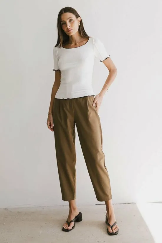 Bohme Frank And Oak Amelia Balloon Pant In Brown Brown Women All Bottoms