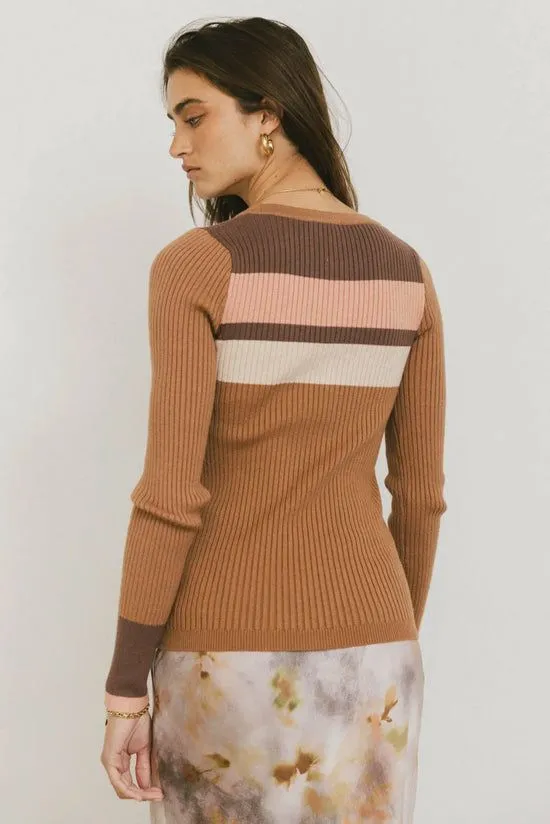 Bohme Grethena Ribbed Top In Camel Camel Women Tops