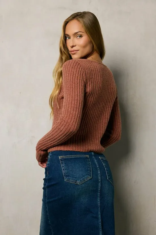 Bohme Hellen Knit Cardigan In Berry Berry Women Cardigans