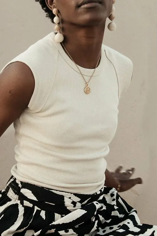 Bohme Huxley Tank In Tan Tan Women Tees and Tanks