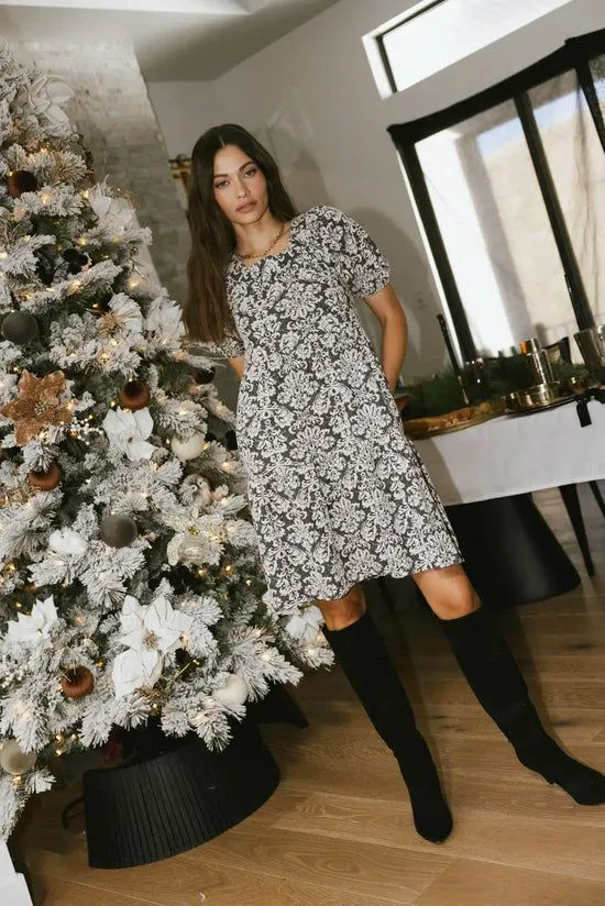 Bohme Jazmine Midi Dress Black Women Dresses