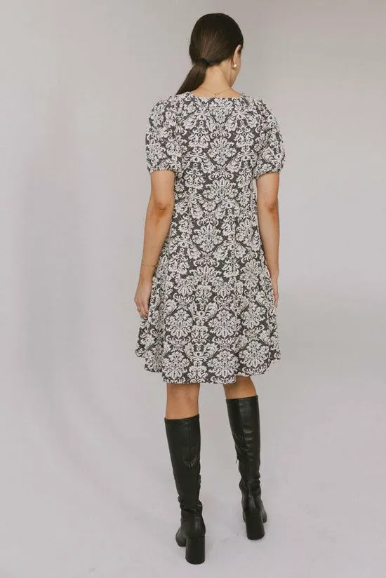 Bohme Jazmine Midi Dress Black Women Dresses