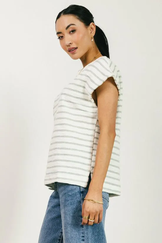 Bohme Kaycie Muscle Tee In Grey Grey Women Tees and Tanks