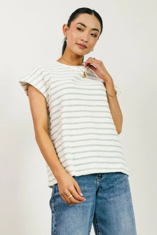 Bohme Kaycie Muscle Tee In Grey Grey Women Tees and Tanks