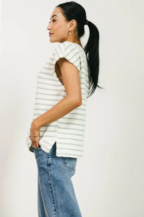 Bohme Kaycie Muscle Tee In Grey Grey Women Tees and Tanks