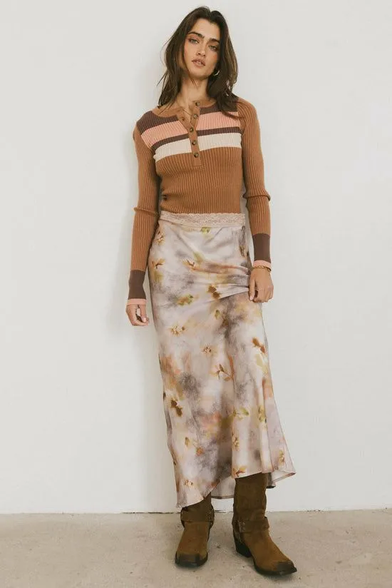 Bohme Lauriana Maxi Skirt Mauve Women Skirts