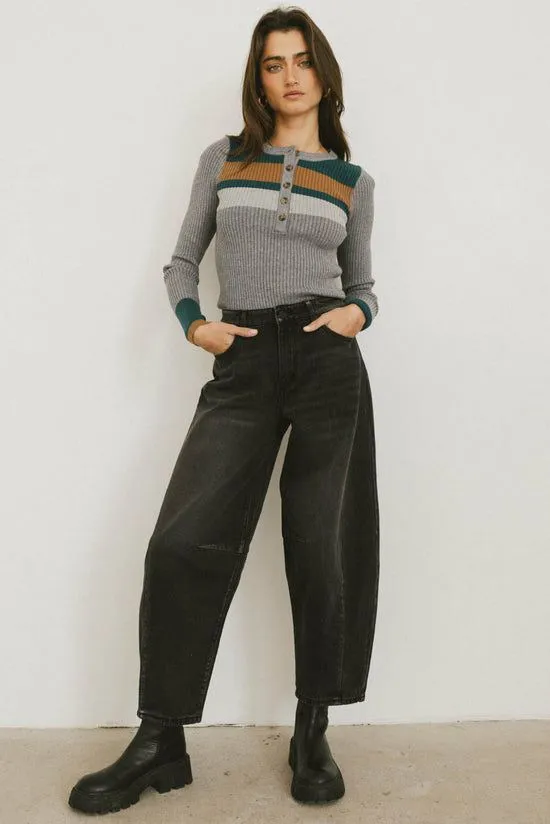 Bohme Lex Barrel Jeans In Black Black Women All Bottoms