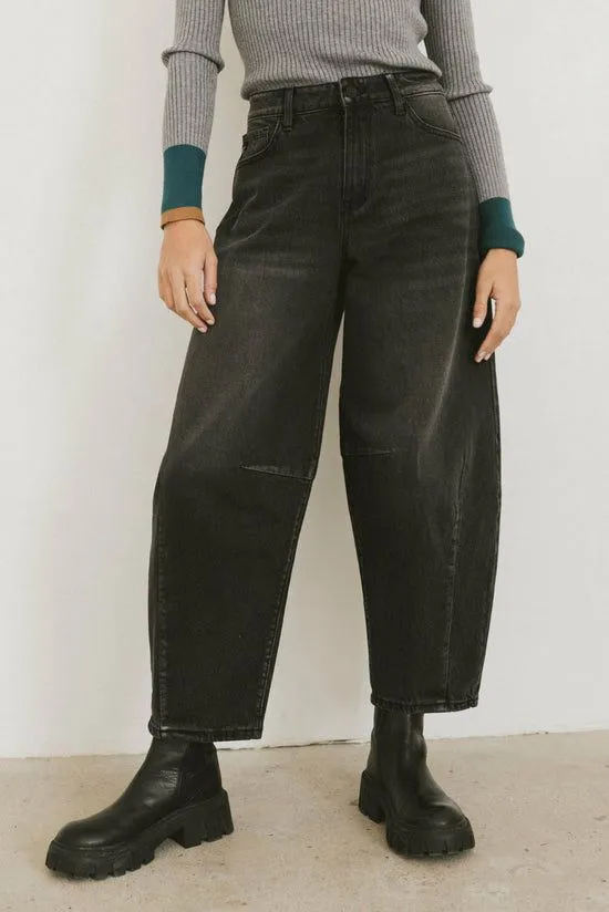 Bohme Lex Barrel Jeans In Black Black Women All Bottoms