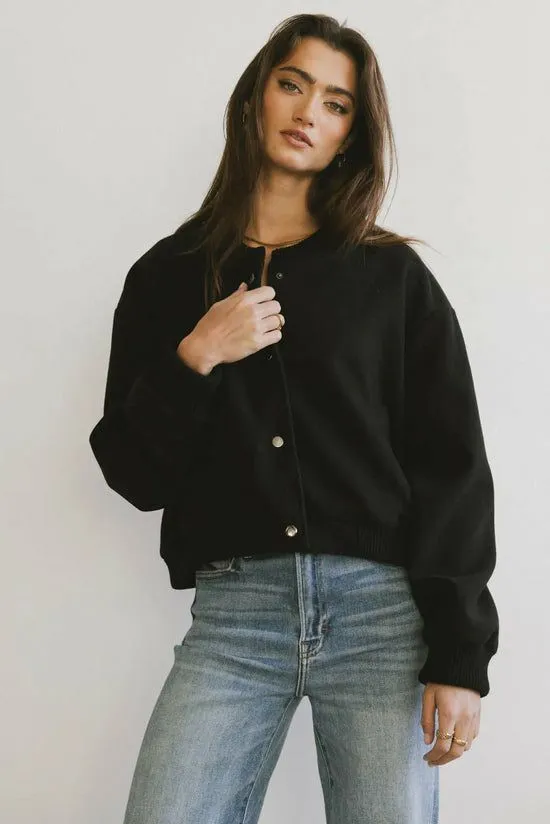 Bohme Molly Bomber Jacket In Black Black Women Jackets