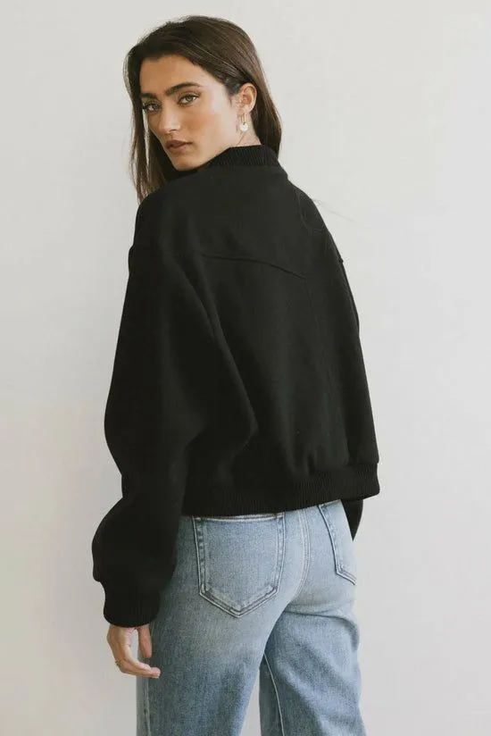 Bohme Molly Bomber Jacket In Black Black Women Jackets