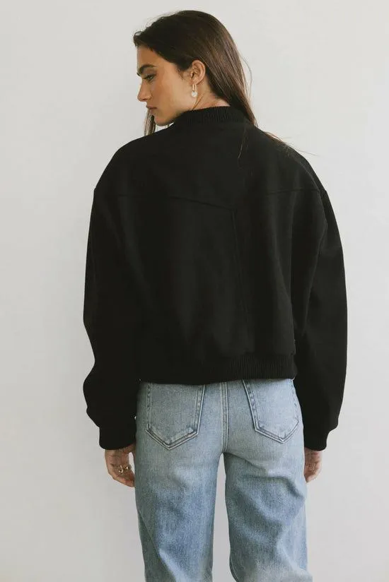 Bohme Molly Bomber Jacket In Black Black Women Jackets