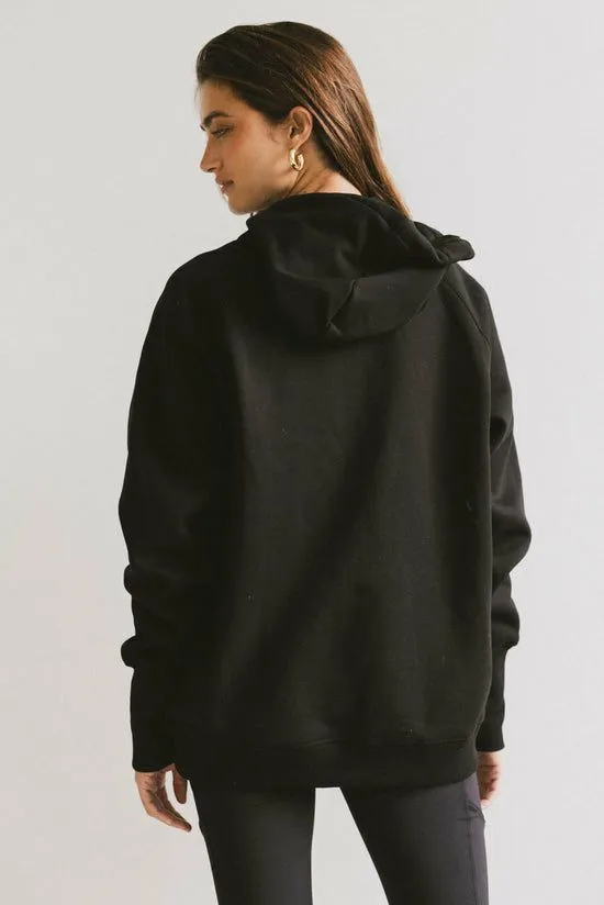 Bohme Monochromatic Hoodie Black Women Loungewear