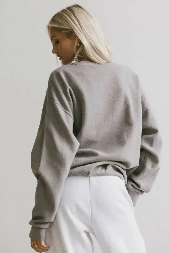 Bohme Mount Rainier Crewneck In Grey Grey Women Graphics