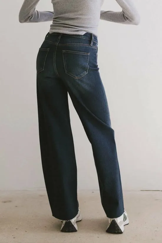 Bohme Nixon Wide Leg Jeans Dark Wash Women All Bottoms