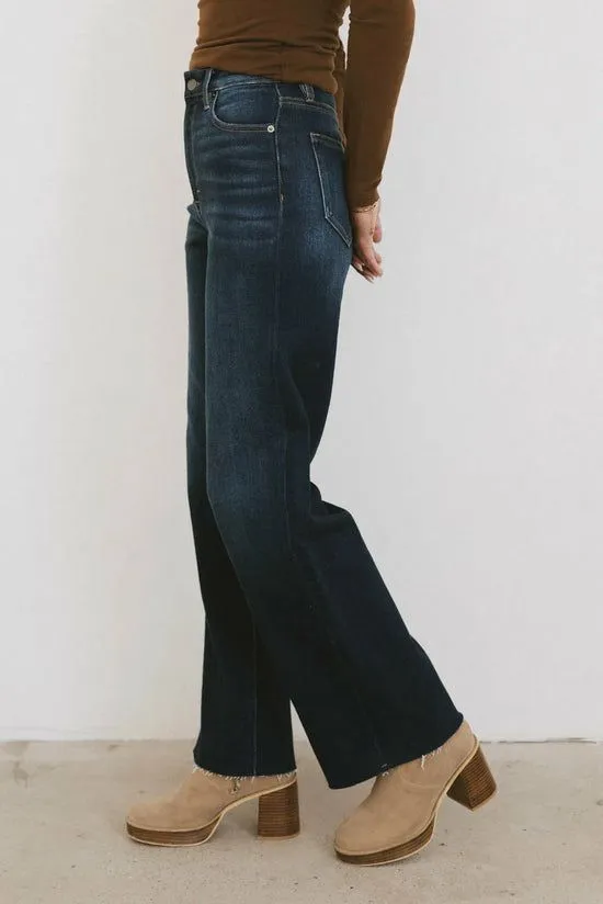 Bohme Nixon Wide Leg Jeans Dark Wash Women All Bottoms