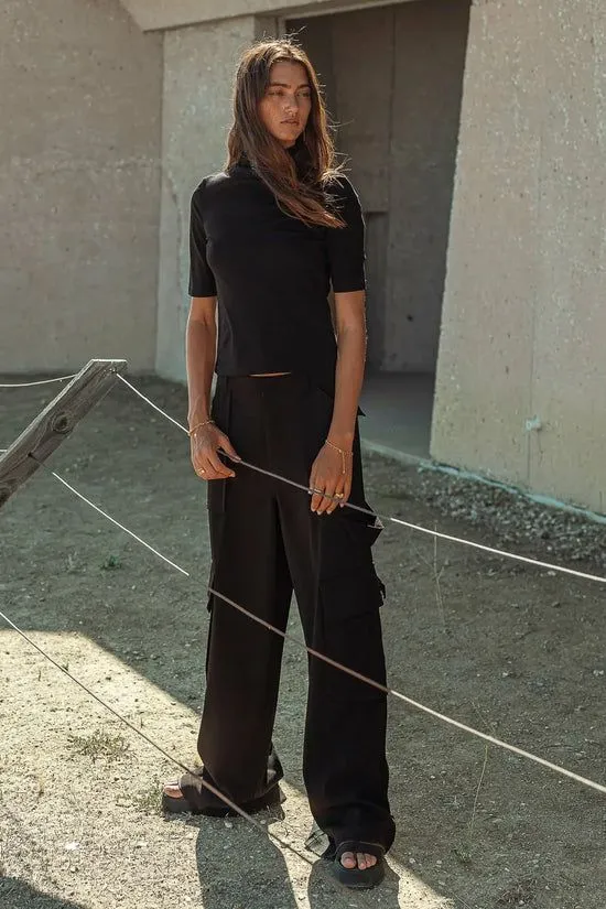 Bohme Quinn Utility Pants In Black Black Women All Bottoms