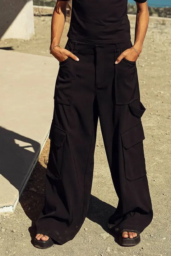 Bohme Quinn Utility Pants In Black Black Women All Bottoms