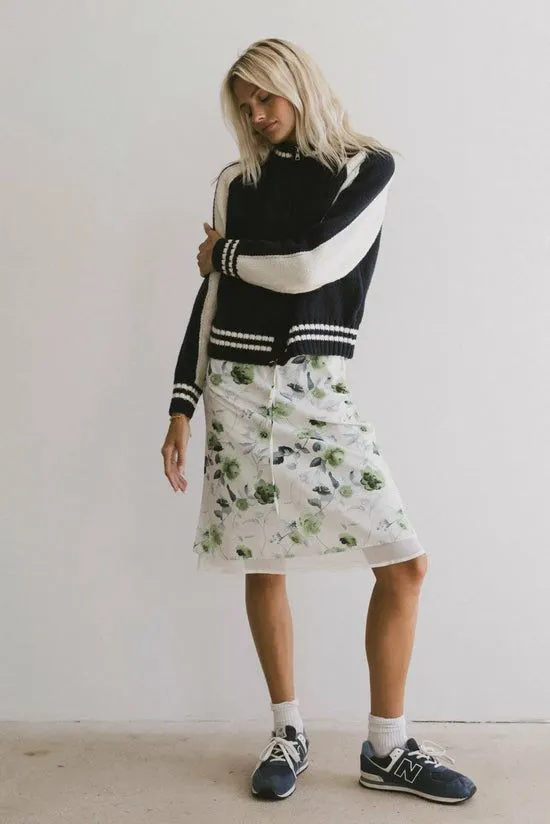 Bohme Skylar Knee Length Skirt Green Women Skirts