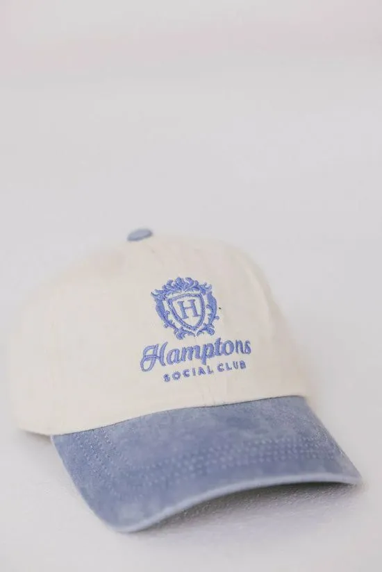 Bohme Social Club Baseball Cap Blue Women Hats