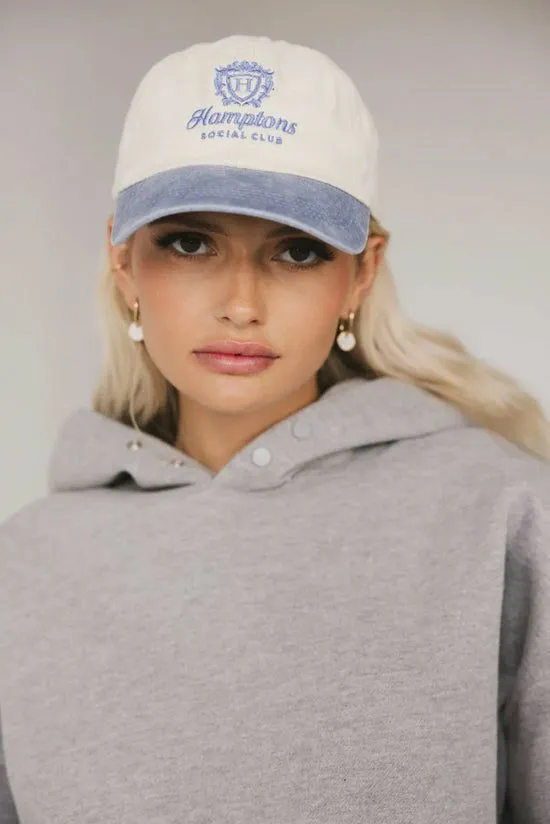 Bohme Social Club Baseball Cap Blue Women Hats Bohme Social Club Baseball Cap Blue Women Hats