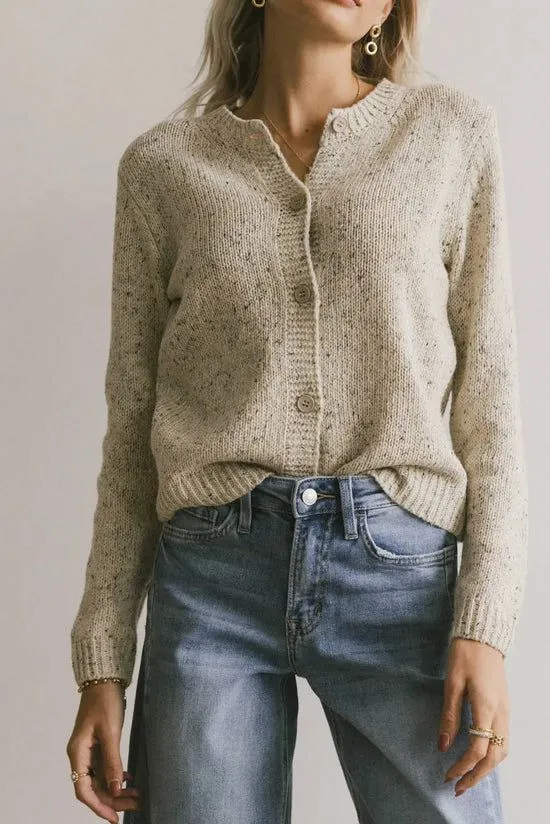 Bohme Sorenta Knit Cardigan Oatmeal Women Cardigans