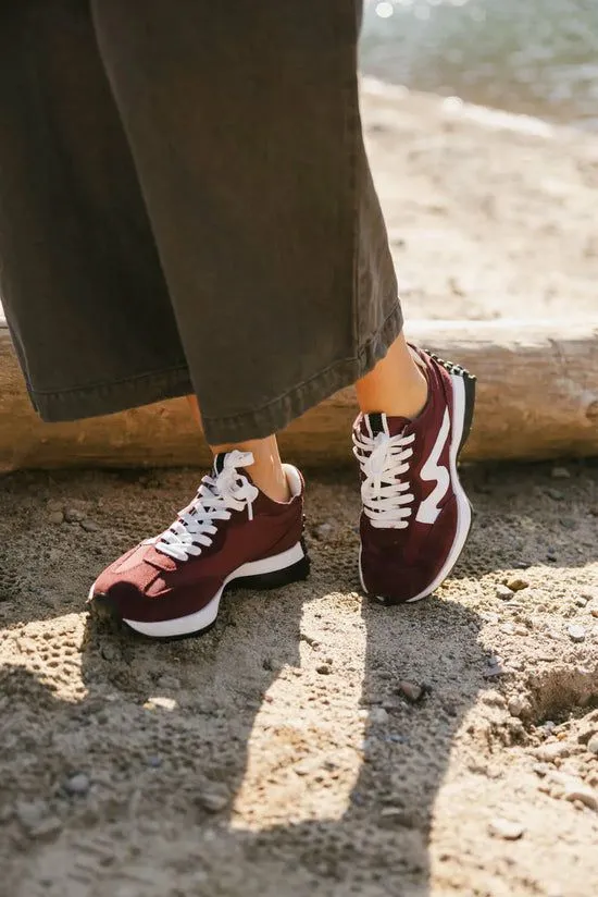 Bohme Steve Madden Campo Sneakers In Burgundy Burgundy Women Shoes