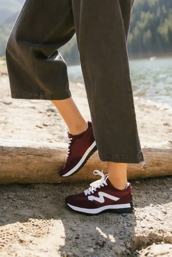 Bohme Steve Madden Campo Sneakers In Burgundy Burgundy Women Shoes Bohme Steve Madden Campo Sneakers In Burgundy Burgundy Women Shoes