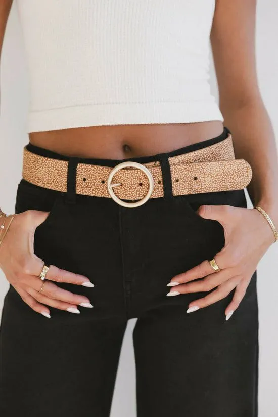 Bohme Tammy Faux Fur Belt Tan Women Belts