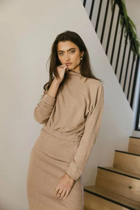 Bohme Ulrich Sweater Dress In Tan Tan Women Dresses