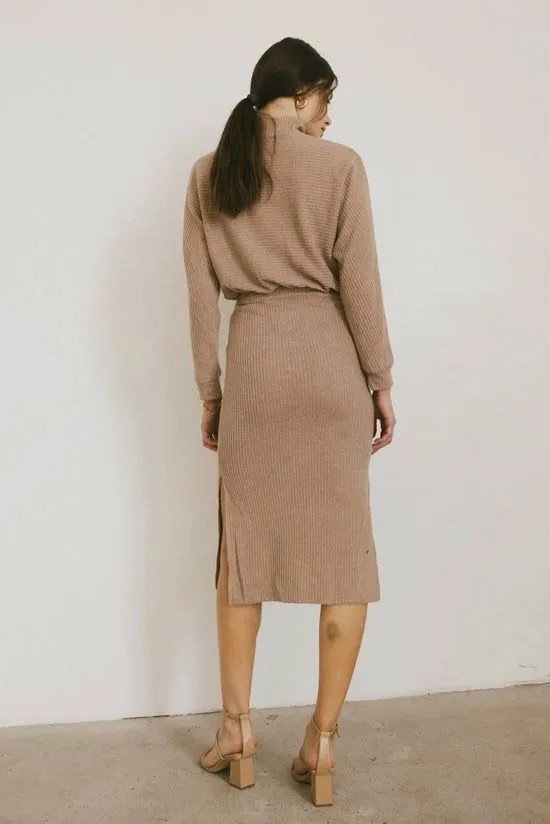 Bohme Ulrich Sweater Dress In Tan Tan Women Dresses