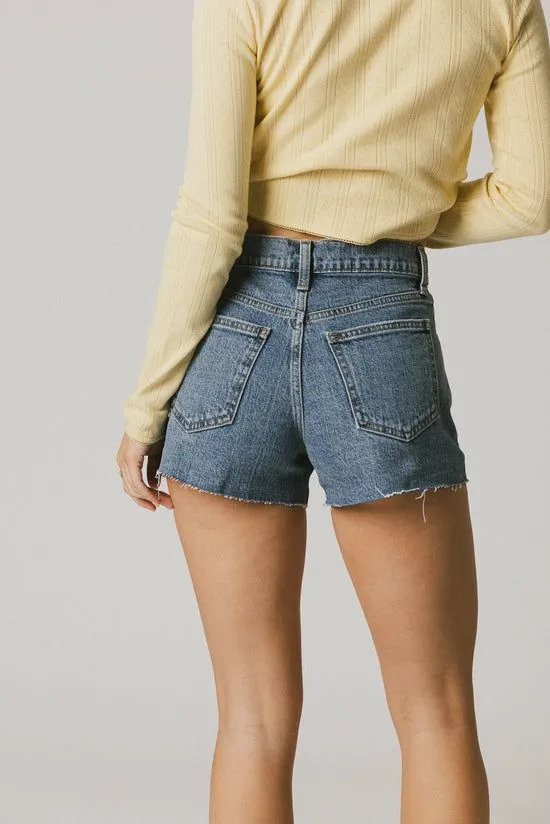 Bohme Wesley Denim Shorts Medium Wash Women Denim