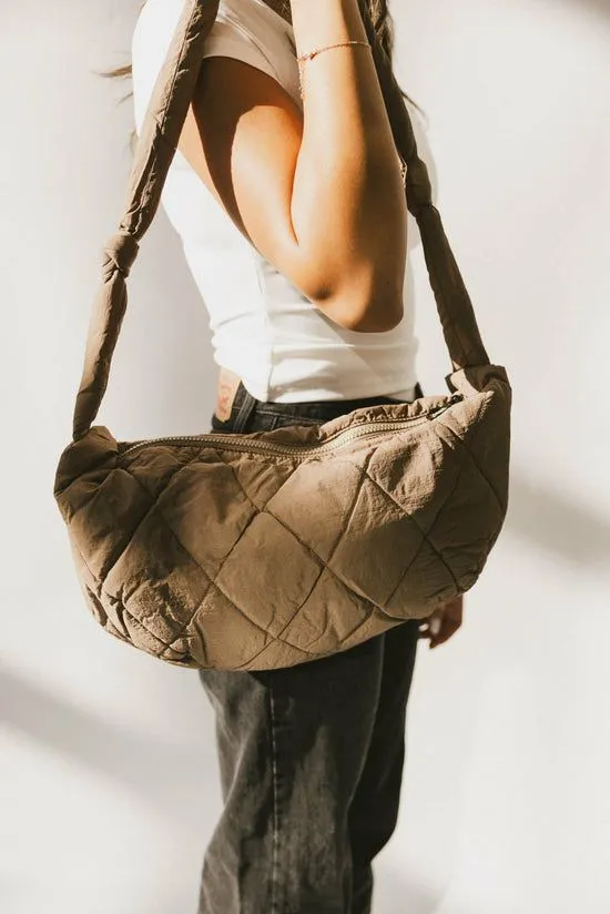 Bohme Whimsy Quilted Bag In Taupe Taupe Women Bags
