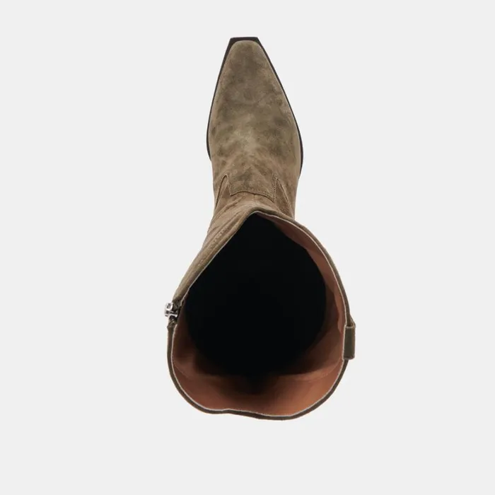 Boots and Booties Women Dolce Vita Ariana Wide Calf Boots Army Suede