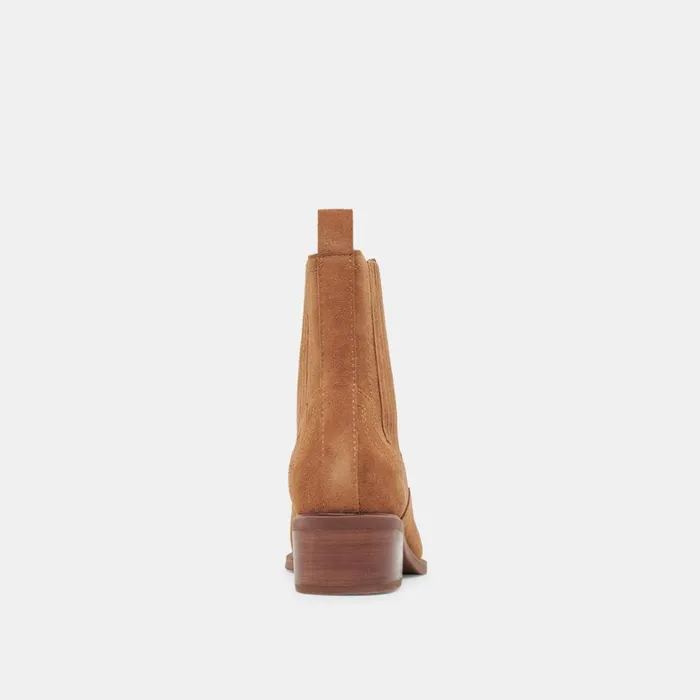 Boots and Booties Women Dolce Vita Brylee H2O Wide Booties Brown Suede