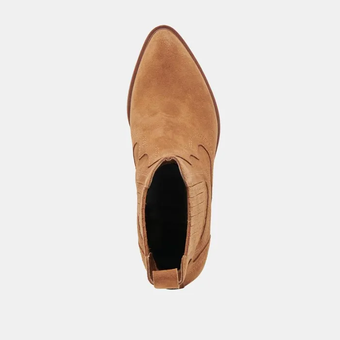 Boots and Booties Women Dolce Vita Brylee H2O Wide Booties Brown Suede