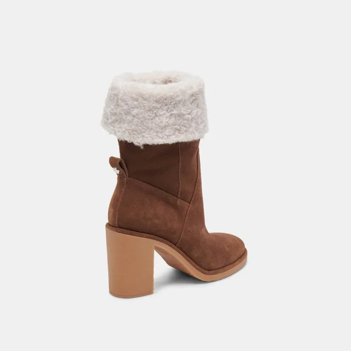 Boots and Booties Women Dolce Vita Caddie Plush Boots Cocoa Suede