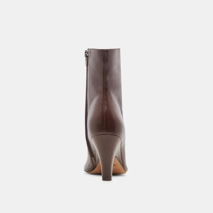Boots and Booties Women Dolce Vita Calico Booties Mahogany Leather