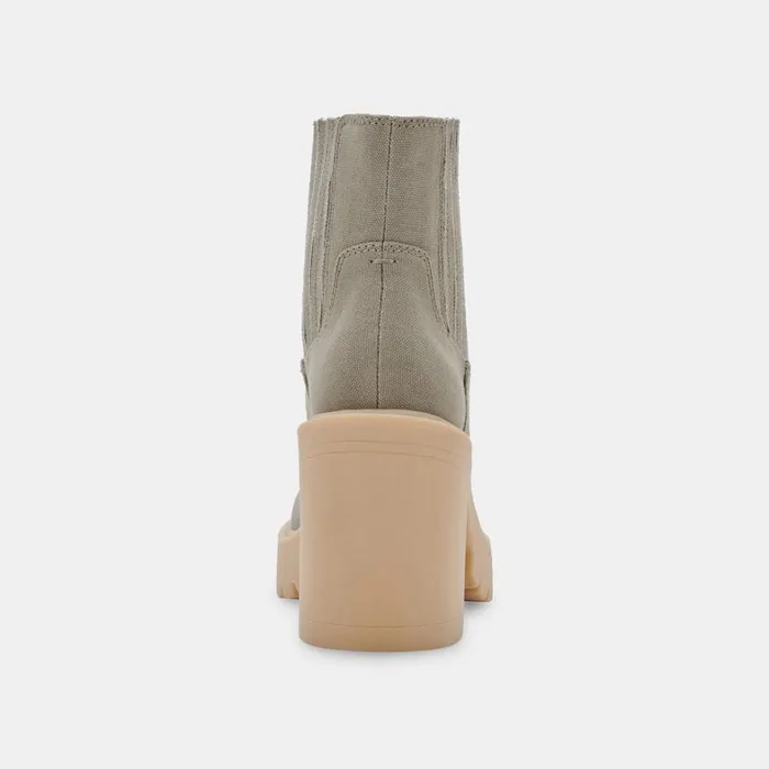 Boots and Booties Women Dolce Vita Caster Booties Sage Canvas