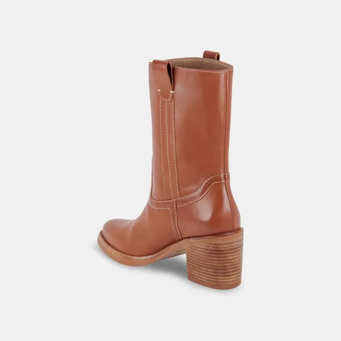 Boots and Booties Women Dolce Vita Colete Boots Cognac Leather
