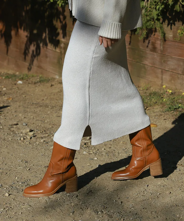 Boots and Booties Women Dolce Vita Colete Boots Cognac Leather
